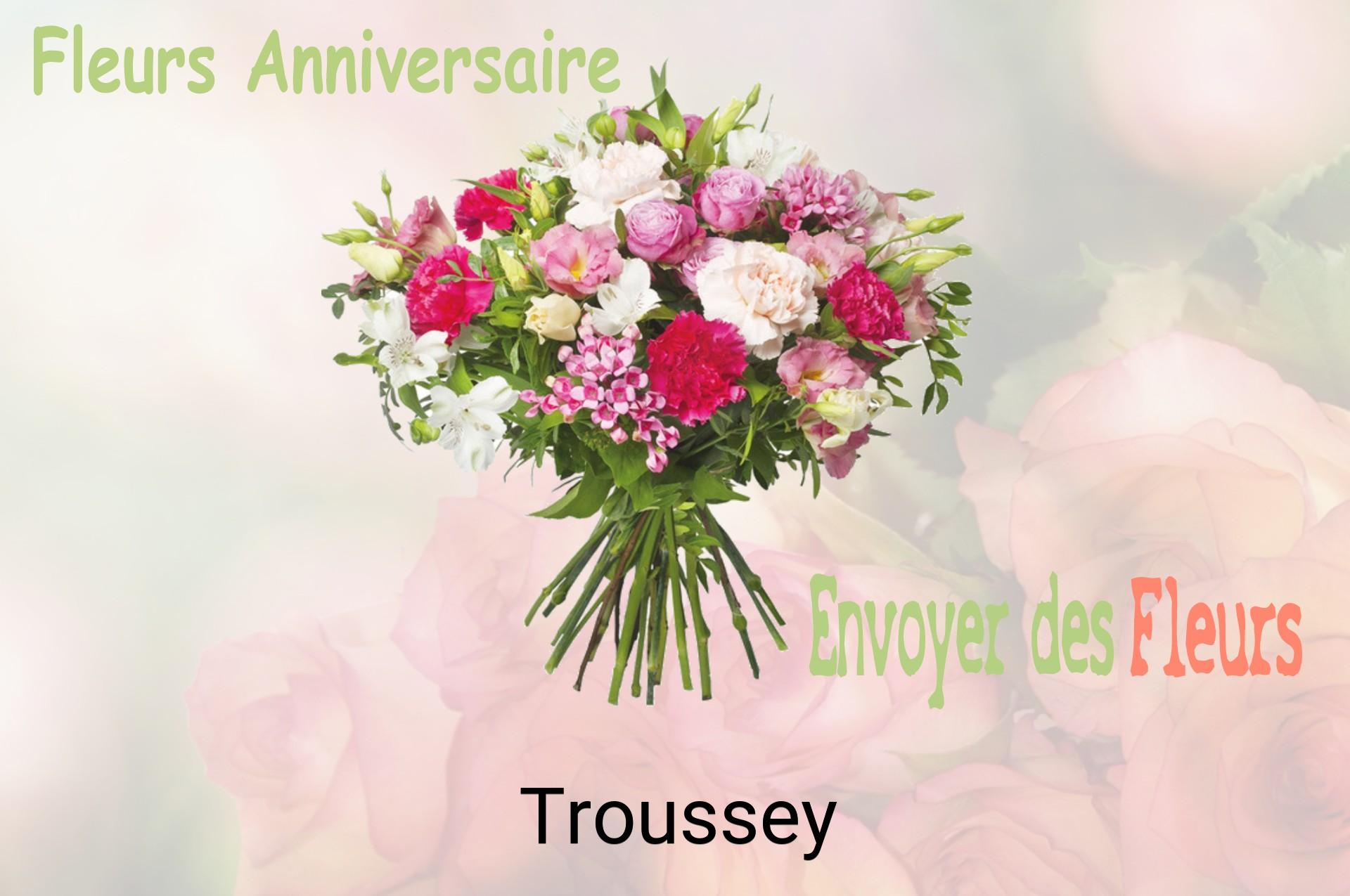 Bouquet de fleurs d’anniversaire livré à Troussey