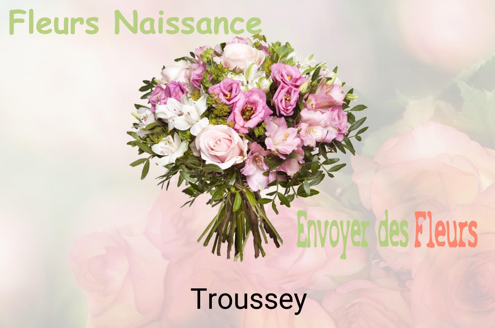 Bouquet de fleurs de naissance livré à Troussey